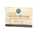 Aadvik Camel Milk Soap With Activated Charcoal And Patchouli Oil | Grocsy