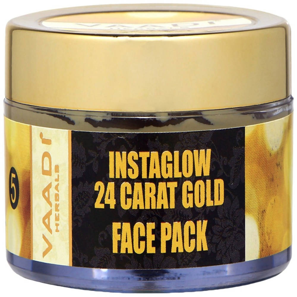 Vaadi Herbals Instaglow 24 Carat Gold Face Pack | Grocsy