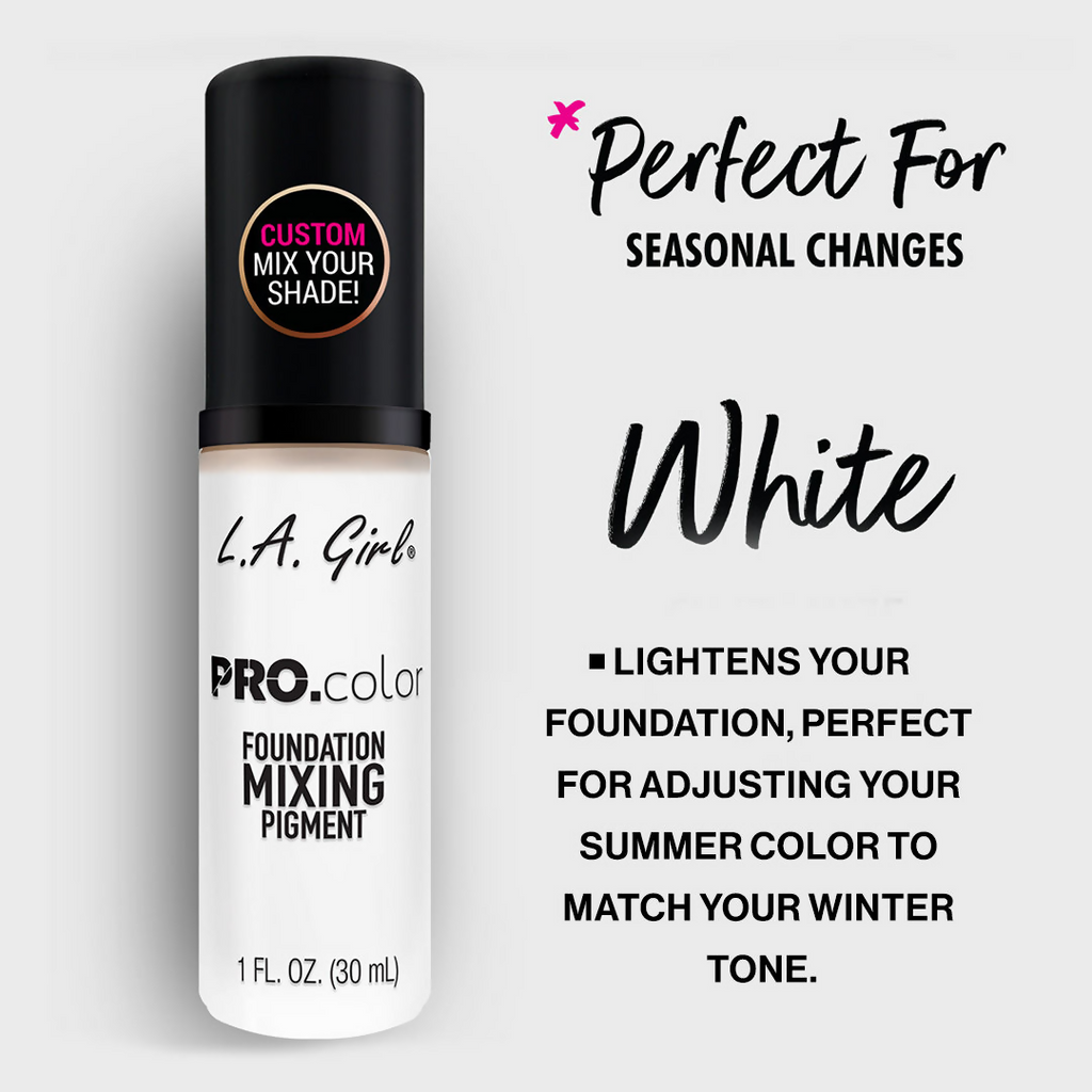 L.A. Girl Pro Color & Pro Matte Foundation - White | Grocsy