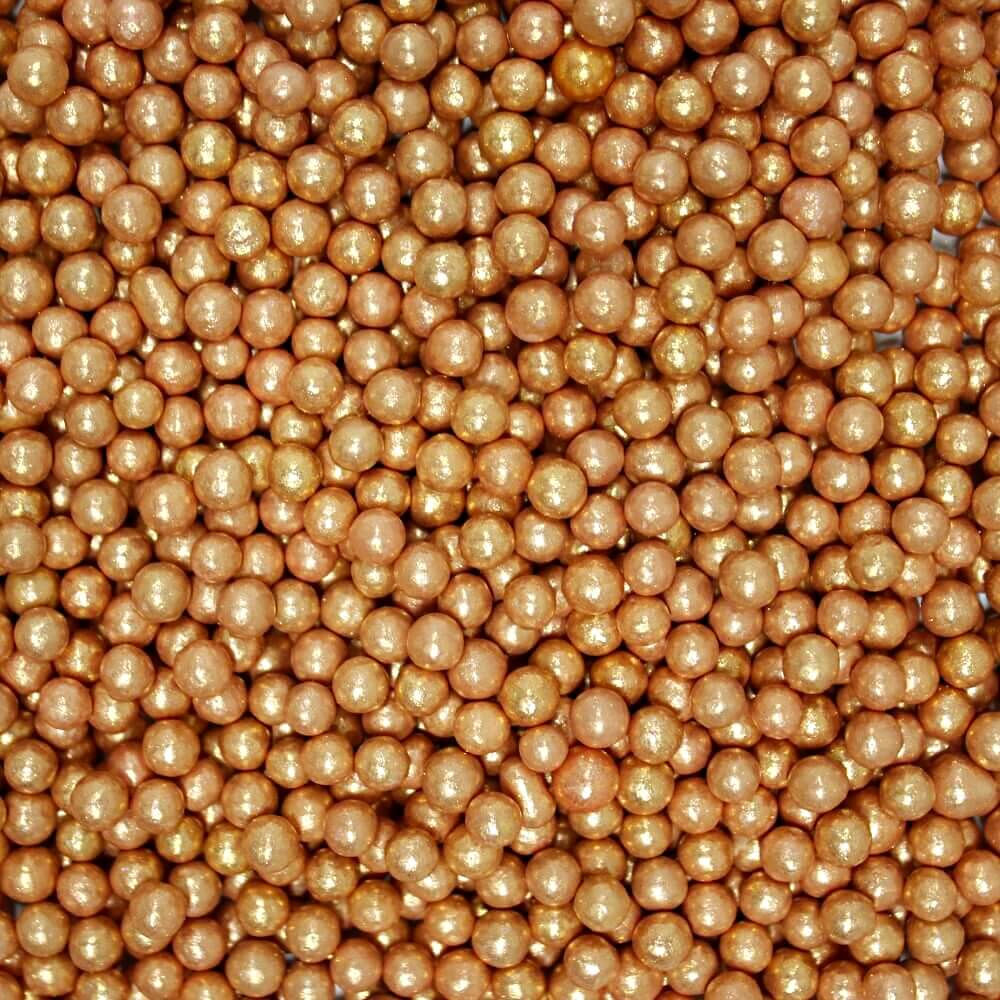 Confect Rose Gold Disco Balls Sprinkles 4 MM | Grocsy
