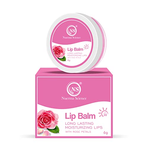 Nuerma Science Rose Petals Lip Balm | Long Lasting Moisturizing Lips | Grocsy