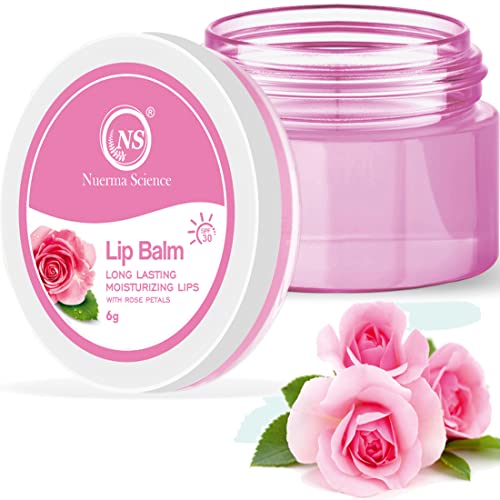 Nuerma Science Rose Petals Lip Balm | Long Lasting Moisturizing Lips | Grocsy