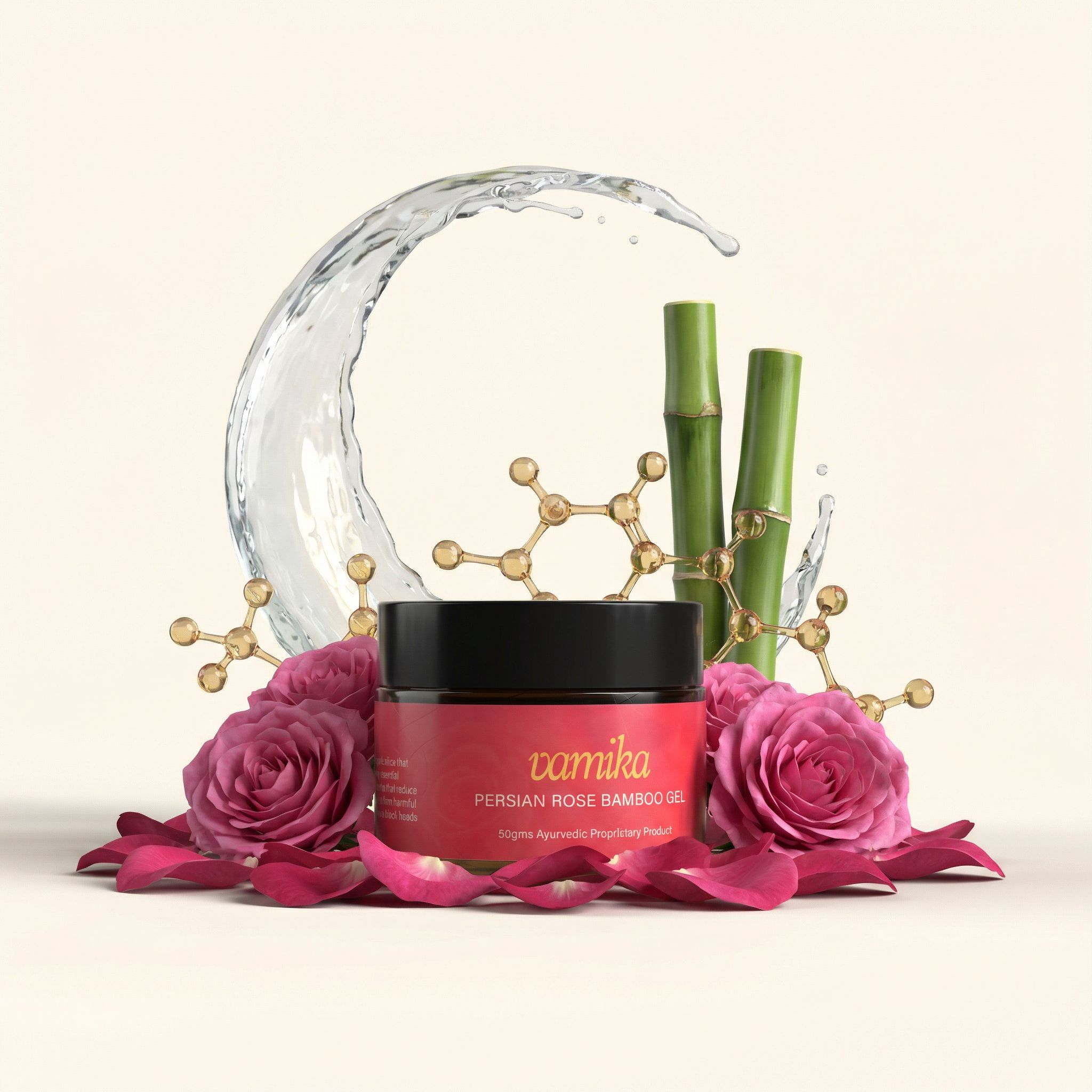 Evaraa Essential Persian Rose Bamboo Gel | Grocsy