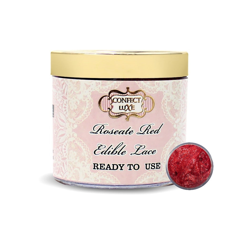 Confect Roseate Red | Edible Lace | Grocsy
