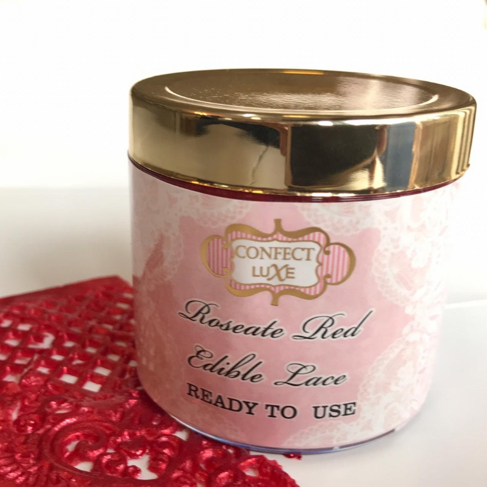 Confect Roseate Red | Edible Lace | Grocsy