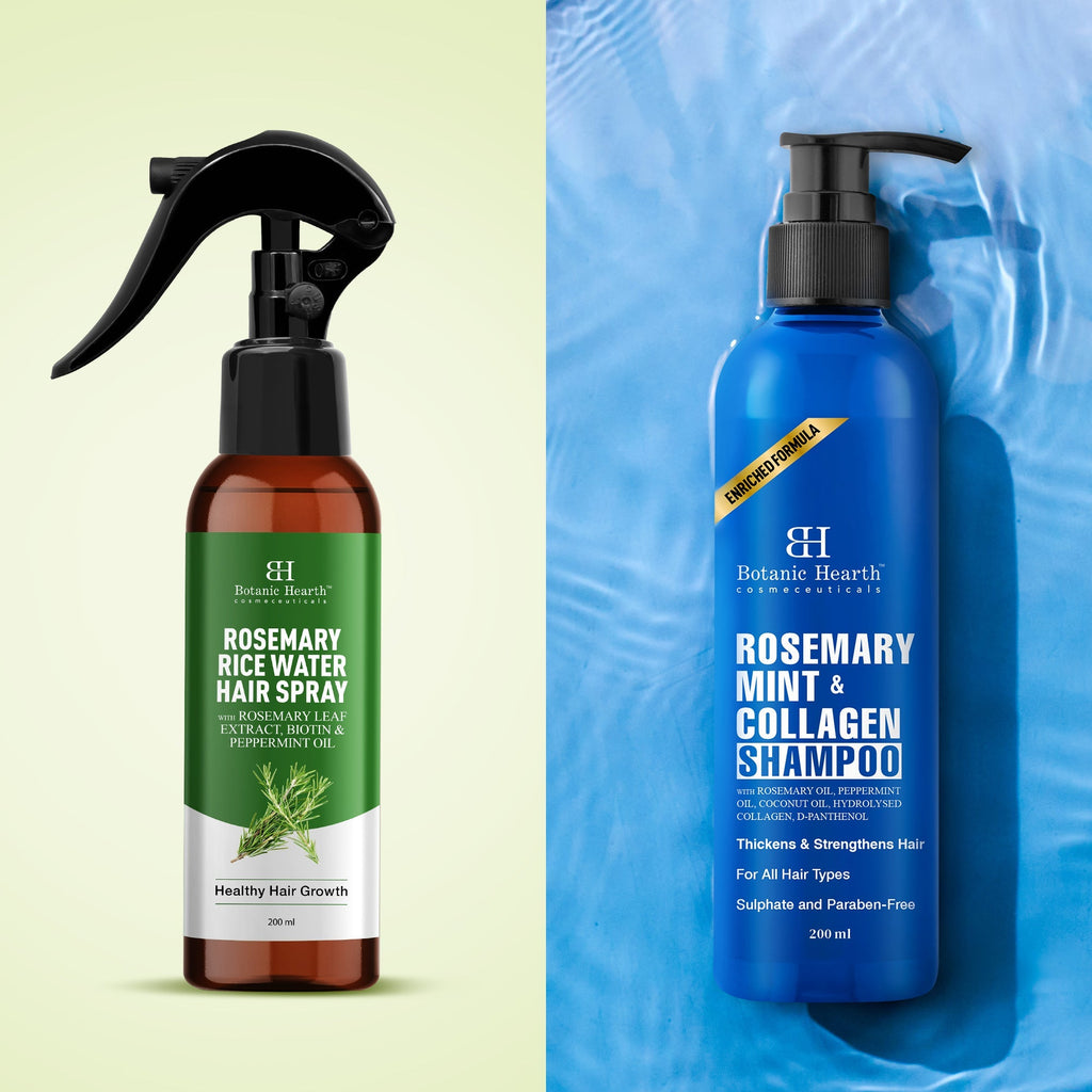 Botanic Hearth Rosemary Cleanse & Hydrate Shampoo - Spray Set | Grocsy