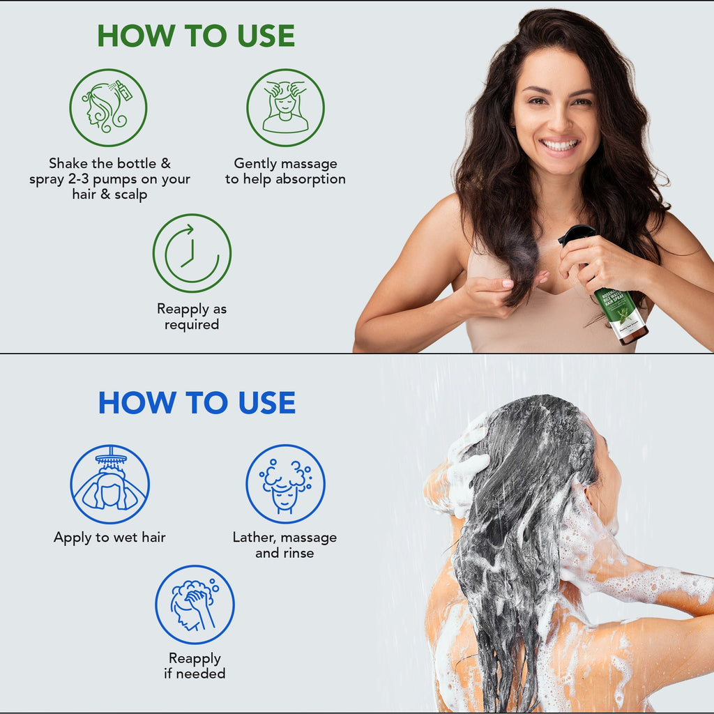 Botanic Hearth Rosemary Cleanse & Hydrate Shampoo - Spray Set | Grocsy