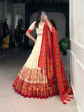 Lehenga Mart Designer Wedding Lehenga Choli For Women - Off White | Grocsy