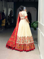 Lehenga Mart Designer Wedding Lehenga Choli For Women - Off White | Grocsy