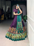 Lehenga Mart Designer Wedding Lehenga Choli For Women - Purple | Grocsy