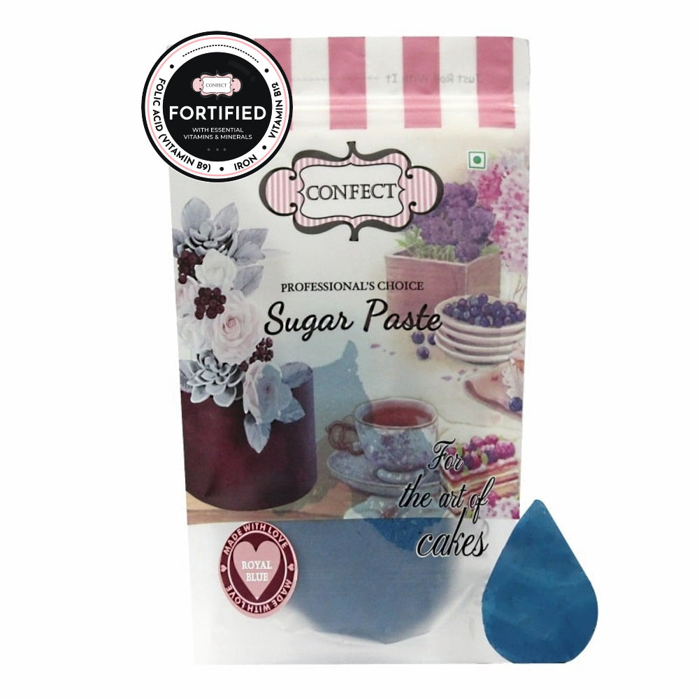 Confect Royal Blue Fondant | Edible Nutritional Sugarpaste | Grocsy