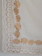 Suta White Floral Cotton Blend Saree | Grocsy