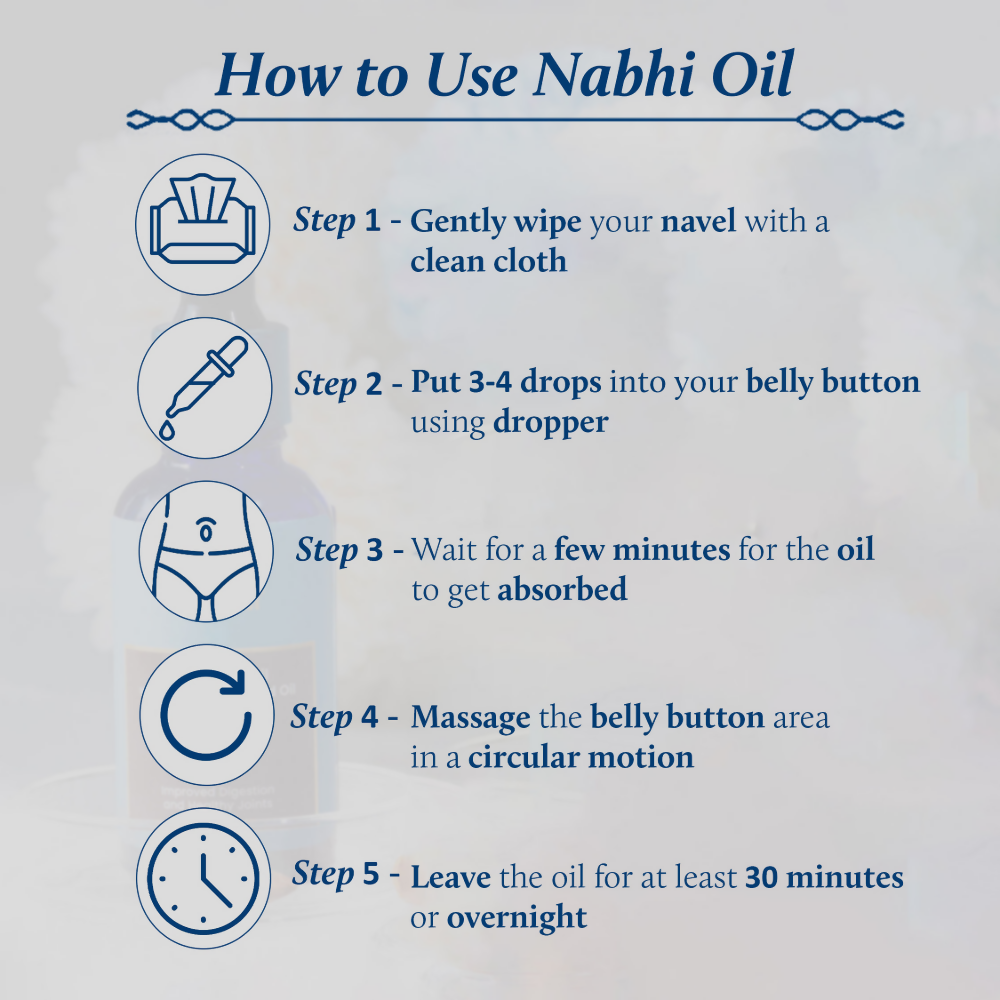 Blue Nectar Nabhi Oil With Pure Ghee & Almond Oil | Grocsy