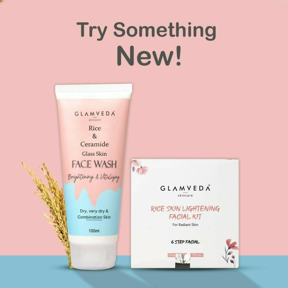 Glamveda Rice & Ceramide Korean Glass Skin Peel Off Mask | Grocsy