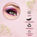 Bronson Professional Dramatic, Party Style Long and Natural False Eyelashes - 18 | Grocsy