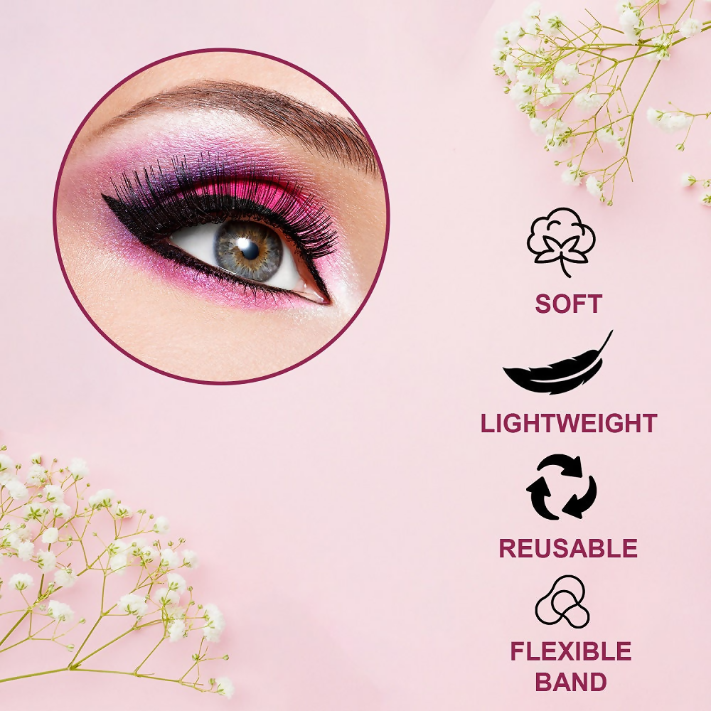 Bronson Professional Dramatic, Party Style Long and Natural False Eyelashes - 18 | Grocsy
