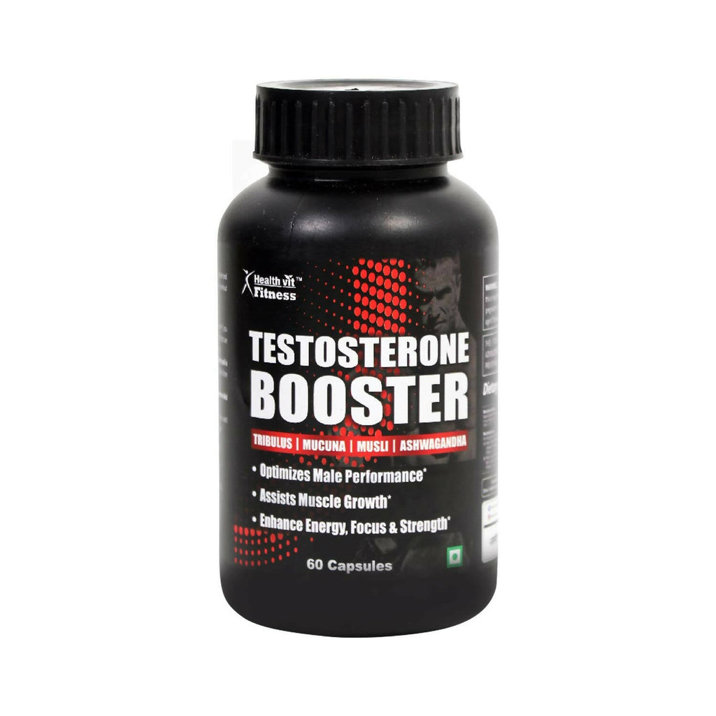 Healthvit Testosterone Booster Capsules | Grocsy