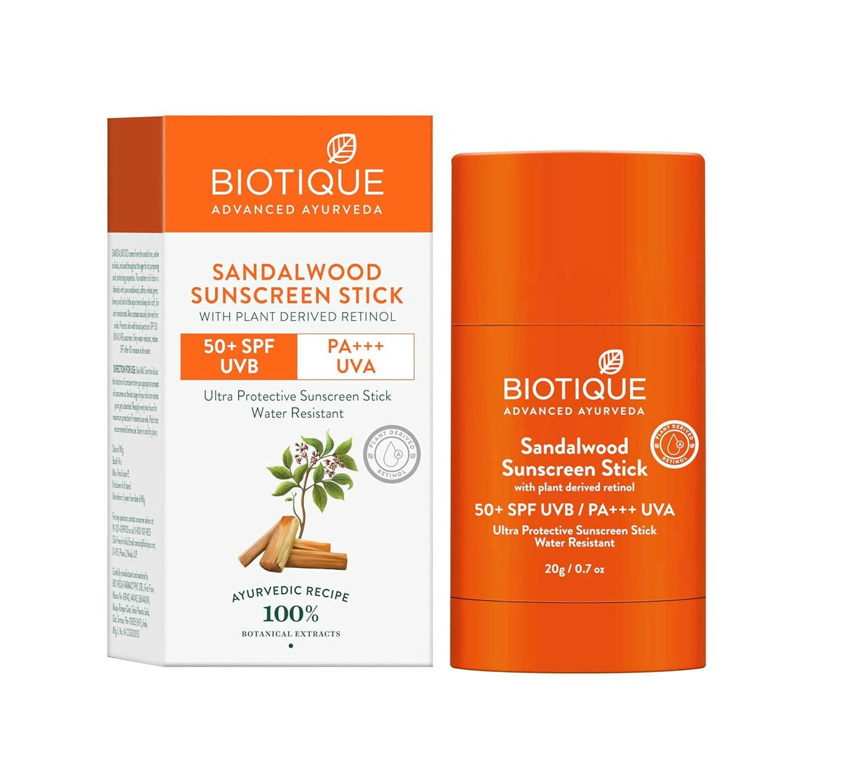 Biotique Sandalwood Sunscreen Stick SPF 50+ | Grocsy