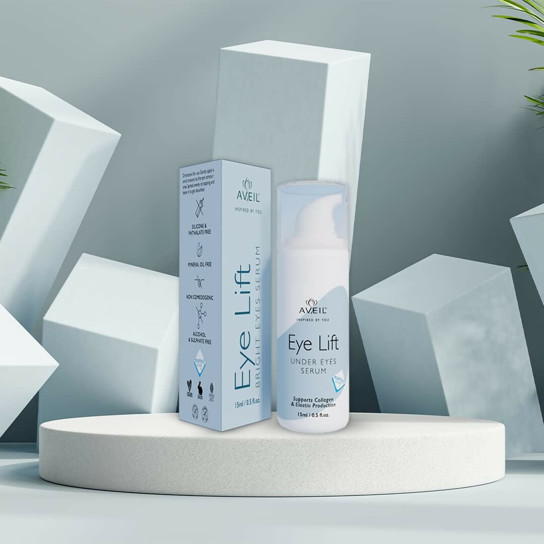 Aveil Eye Lift Under Eyes Serum - Smoothens Fine Lines & Wrinkles | Grocsy