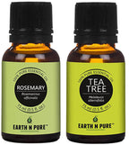 Earth N Pure Rosemary & Tea Tree Essential Oils | Grocsy
