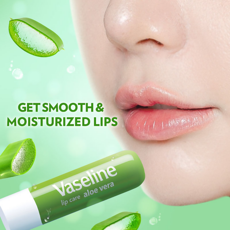 Vaseline Lip Care Lip Balm Stick - Aloe Vera | Grocsy