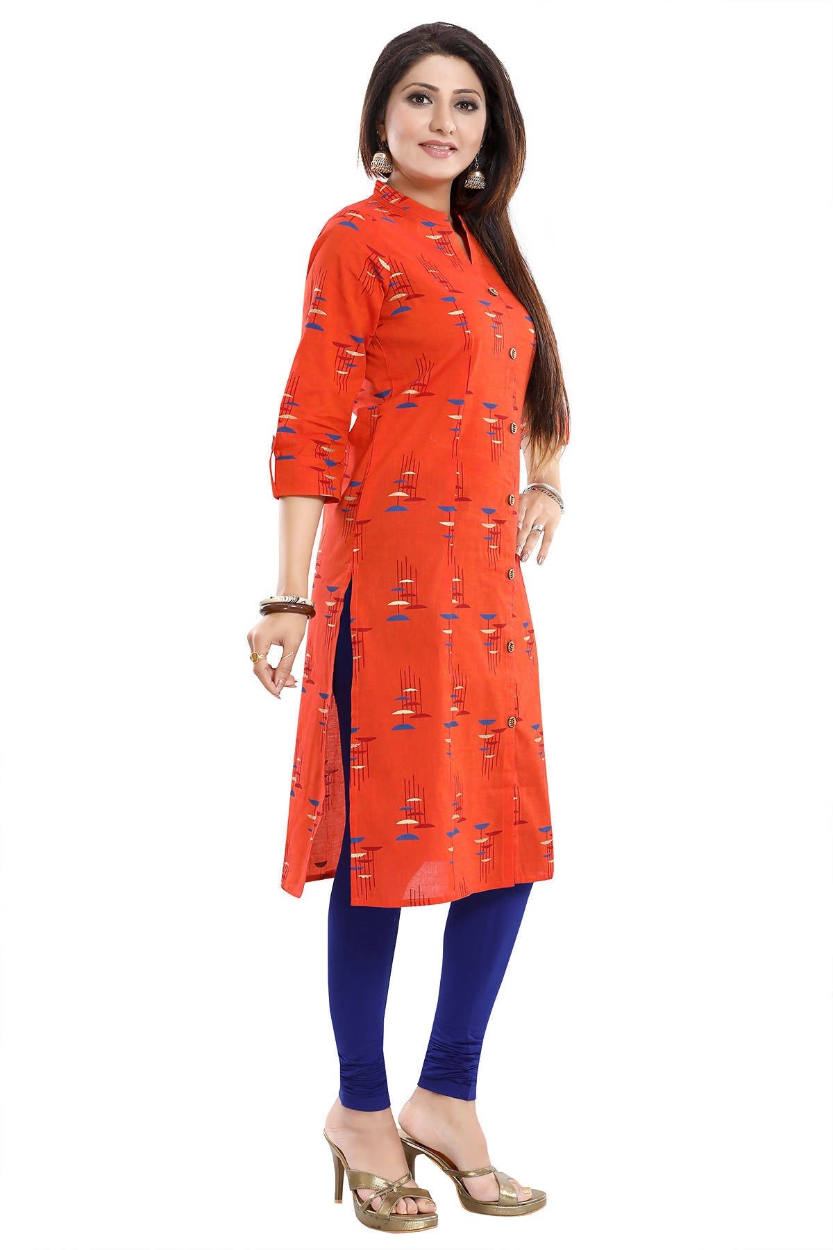 Snehal Creations Casual Cotton Printed Kurti | Grocsy
