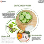Lacto Calamine Face Toner Cucumber with Green Tea & Niacinamide | Grocsy