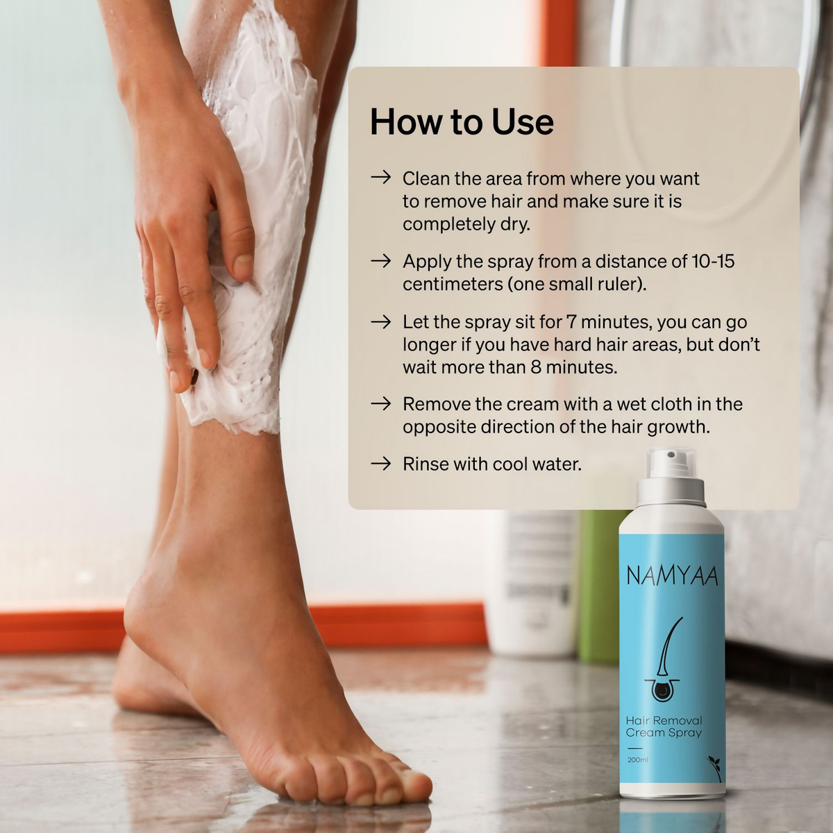 Namyaa Hair Removal Cream Spray | Grocsy