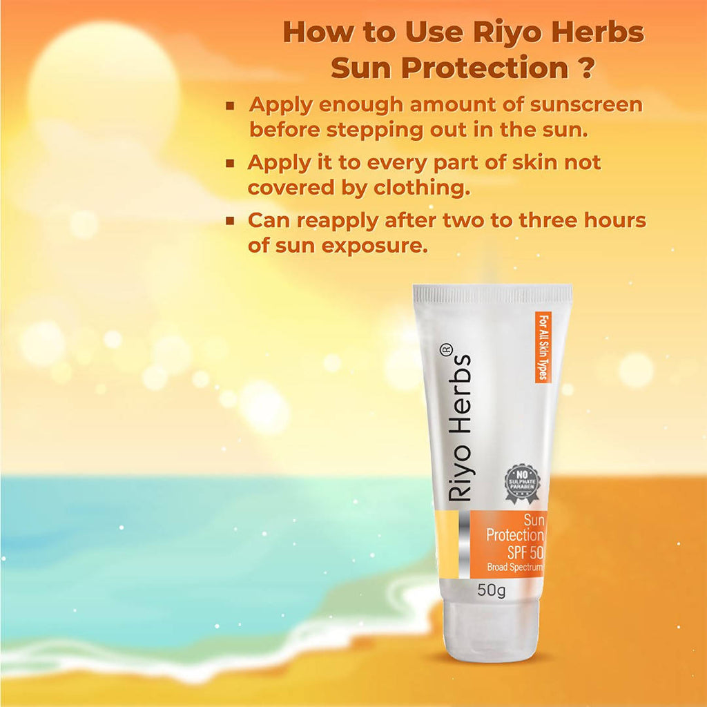 Riyo Herbs Sun Protection Cream SPF 50 | Grocsy