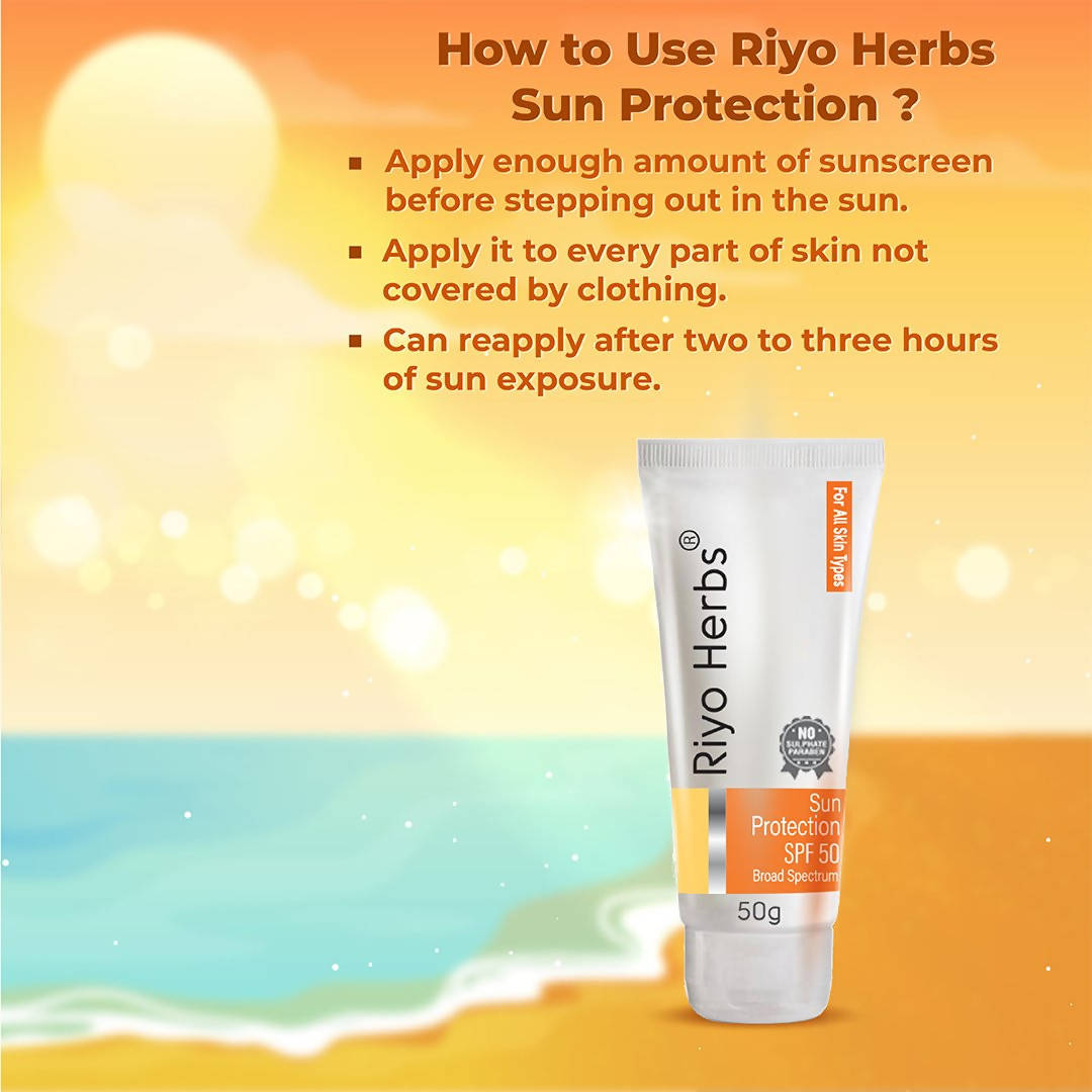 Riyo Herbs Sun Protection Cream SPF 50 | Grocsy