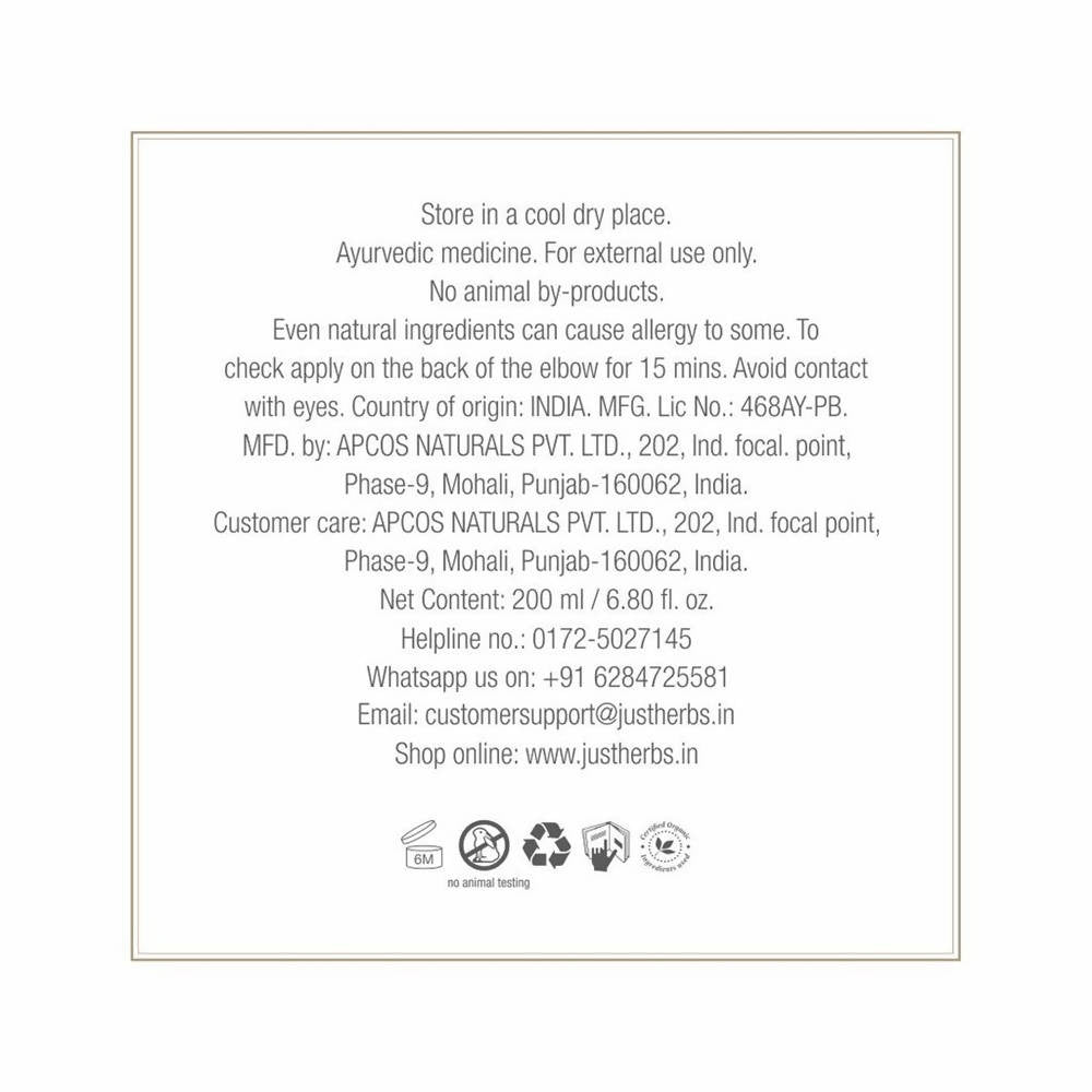 Just Herbs Shatpatri Wild Indian Rose Gentle Body Wash | Grocsy