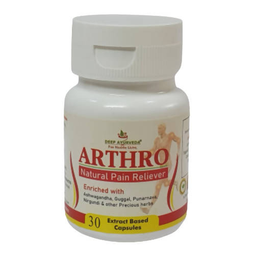 Deep Ayurveda Arthro 500mg Veg Capsules | Grocsy