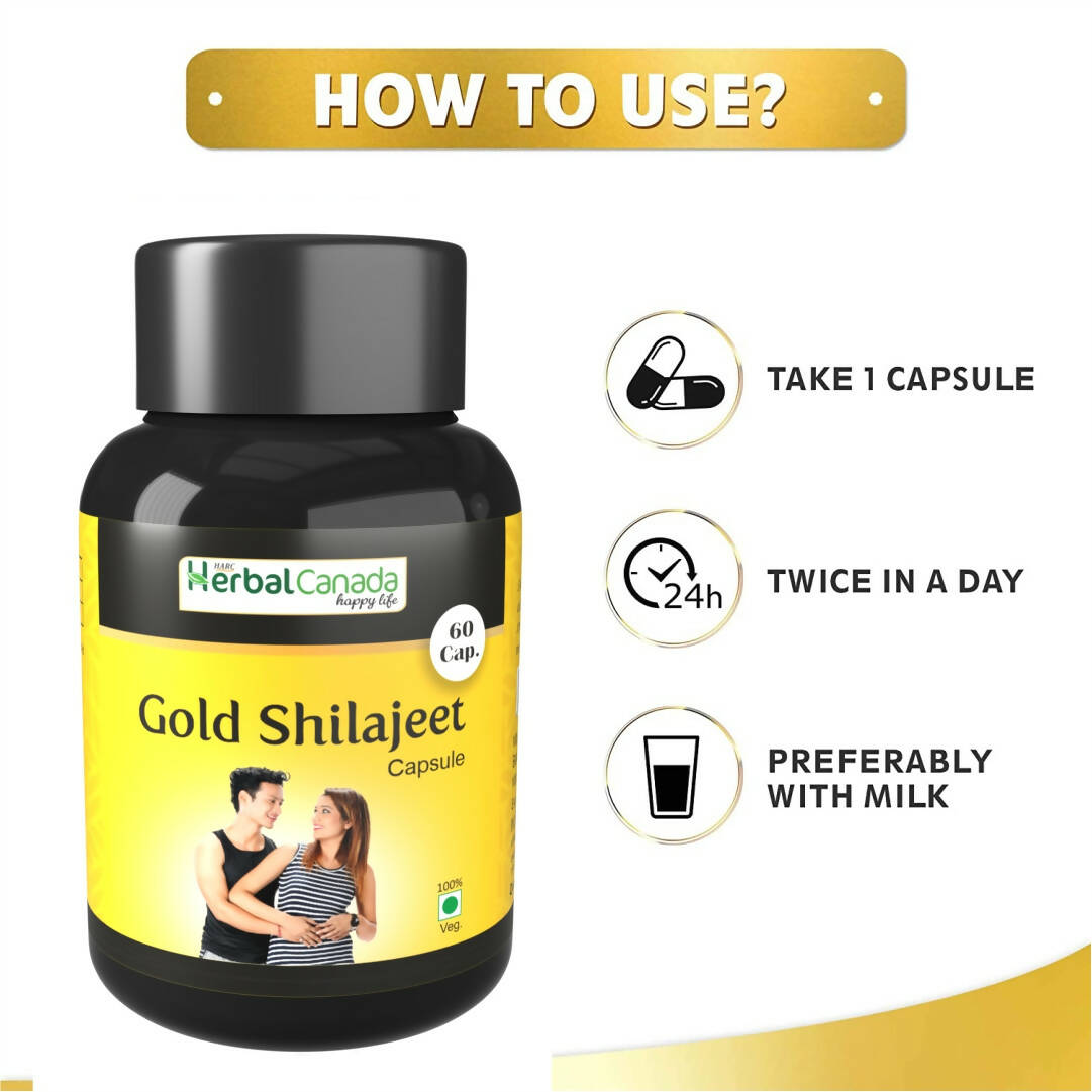 Herbal Canada Pure Gold SJ Capsules | Grocsy