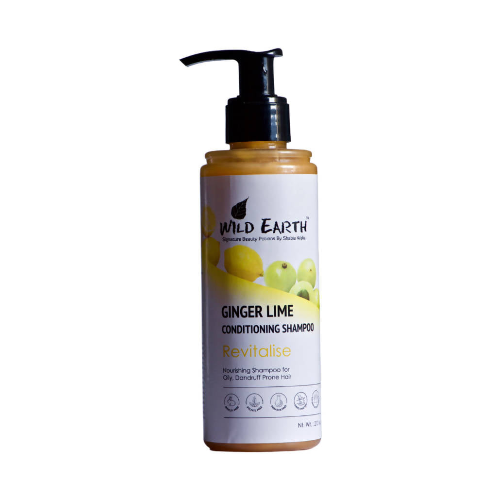 Wild Earth Ginger Lime Conditioning Shampoo | Grocsy