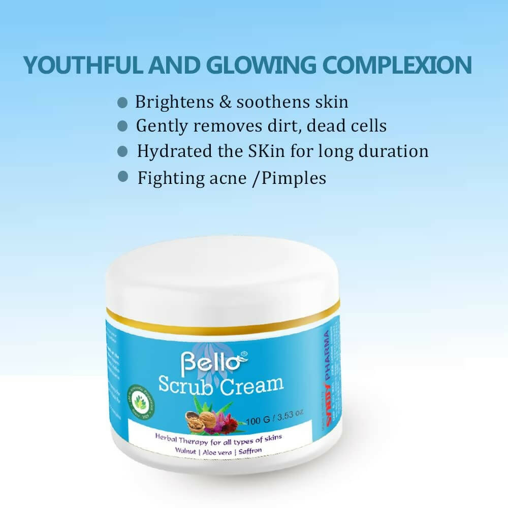 Bello Herbals Scrub Cream | Grocsy