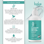 Bake 2% Glycolic Acid Exfoliating Face Wash | Grocsy