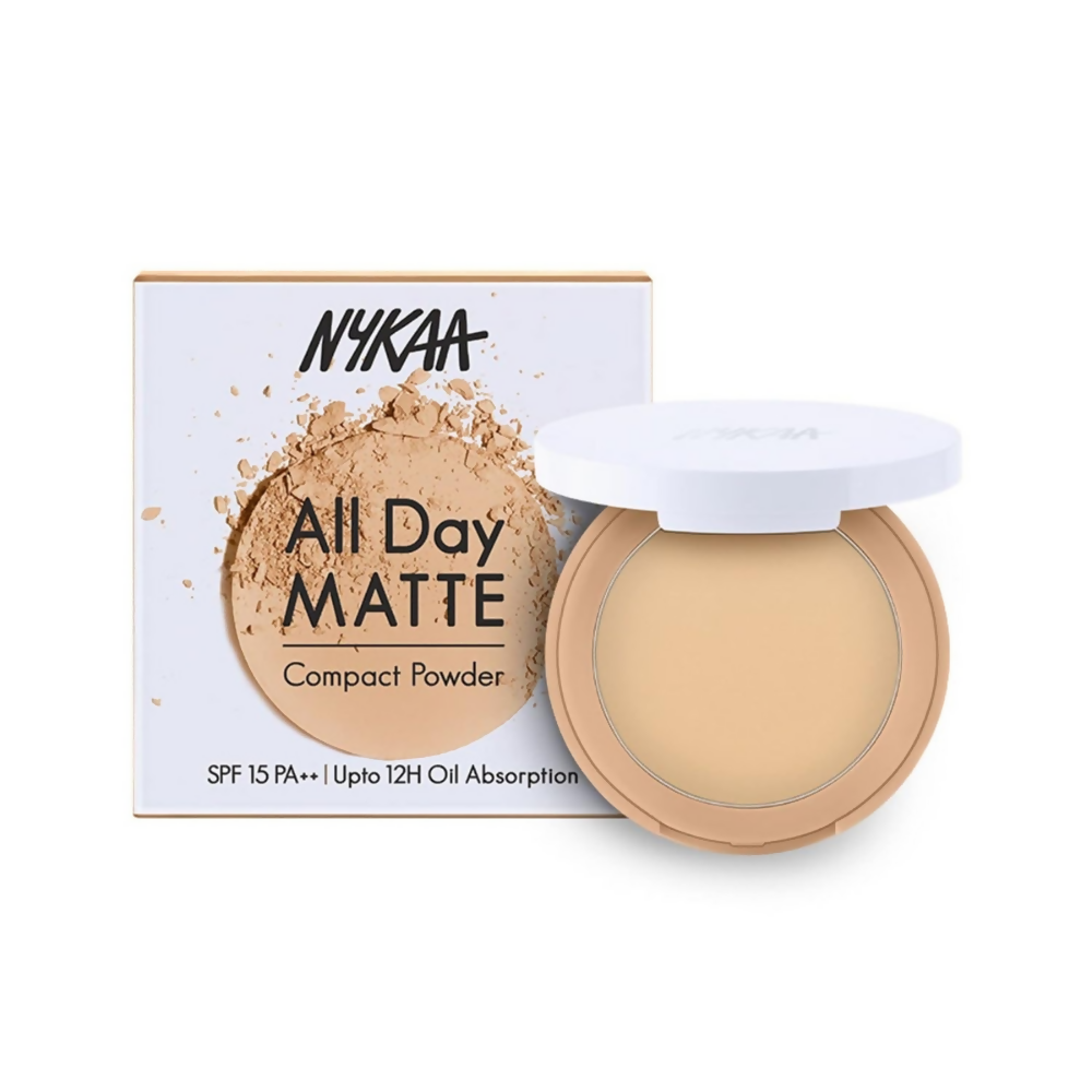 Nykaa All Day Matte Compact Powder- Beige 03 | Grocsy