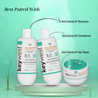 Keywest Professional Anti Dandruff Shampoo 2in1 Formula Scalp Hydration + Follicle Nourishment | Grocsy
