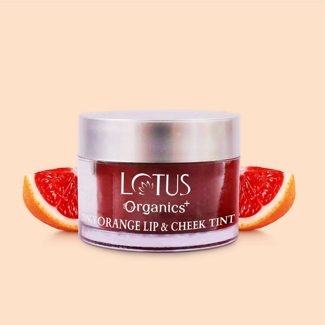 Lotus Organics+ Tangy Orange Lip & Cheek Tint | Grocsy