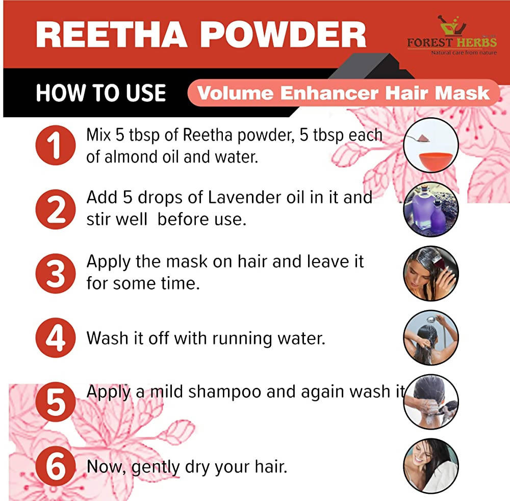 Forest Herbs Reetha Hair Care Powder | Grocsy