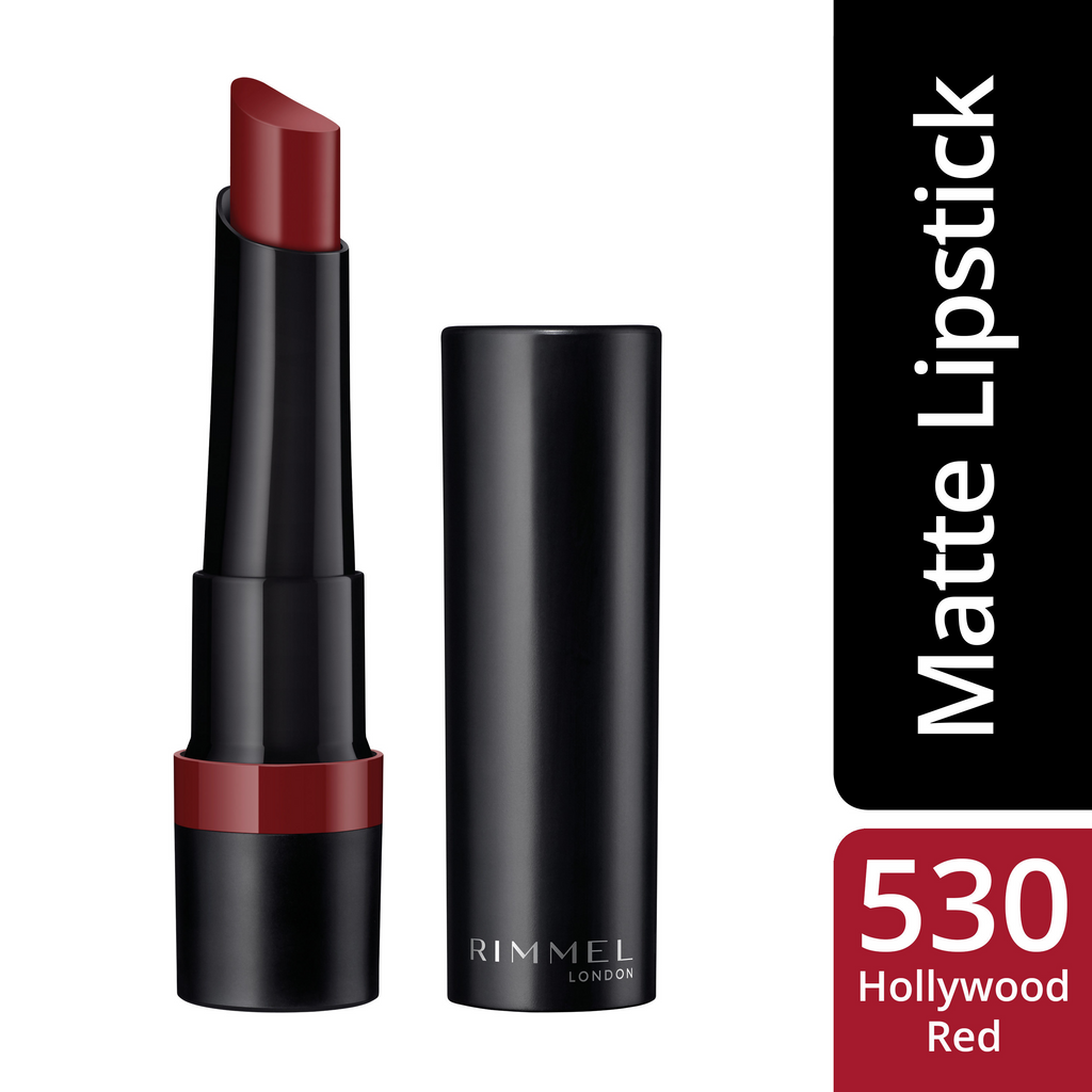 Rimmel London Lasting Finish Matte Lipstick - Hollywood Red | Grocsy