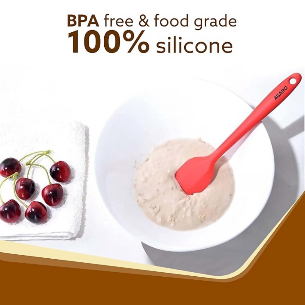AGARO Silicone Spatula Set | Grocsy