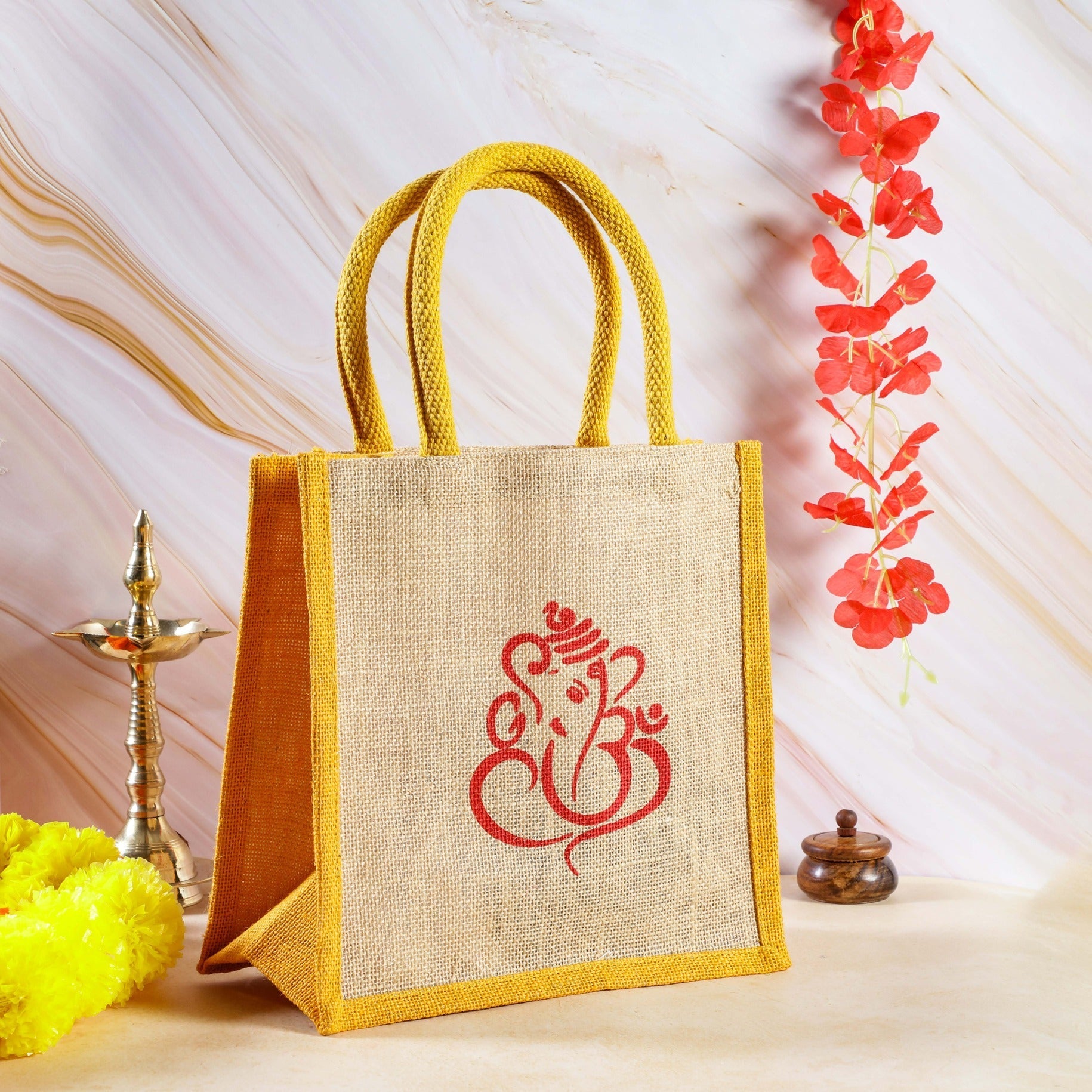 Sri Rudra Jute Bag (SR 02813) | Grocsy