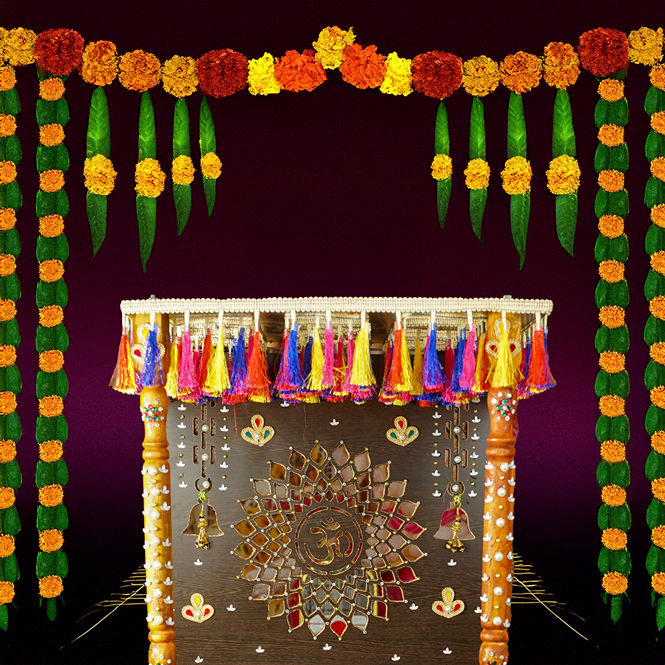 Sri Rudra Decorative Palavelli Mandap Decoration (SR 03217) | Grocsy