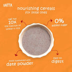 Happa Organic Baby Food Sprouted Ragi, Almonds + Dates Porridge Mix-Stage 2 | Grocsy