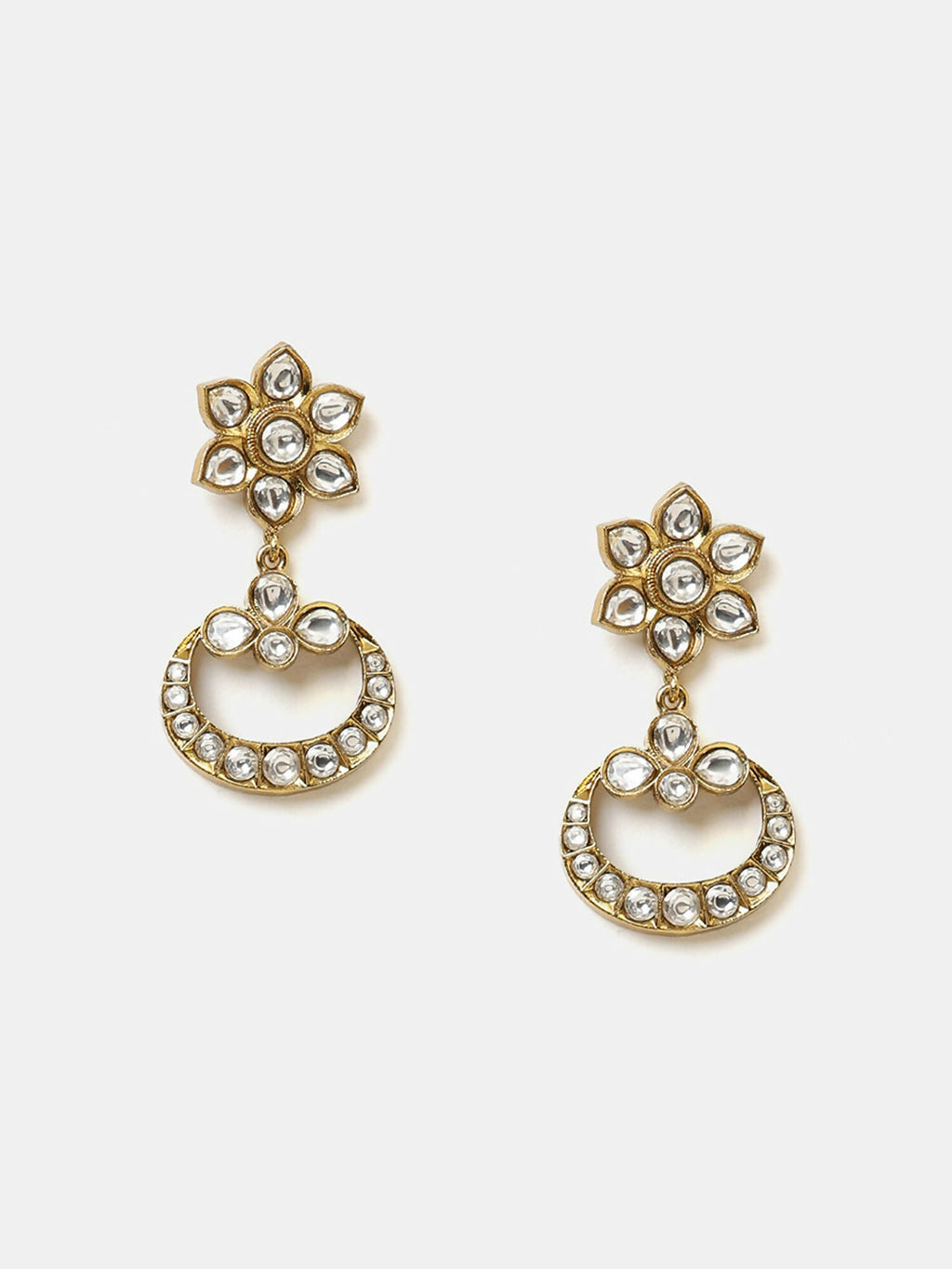 Ruby Raang Chandni Necklace Earrings Set | Grocsy