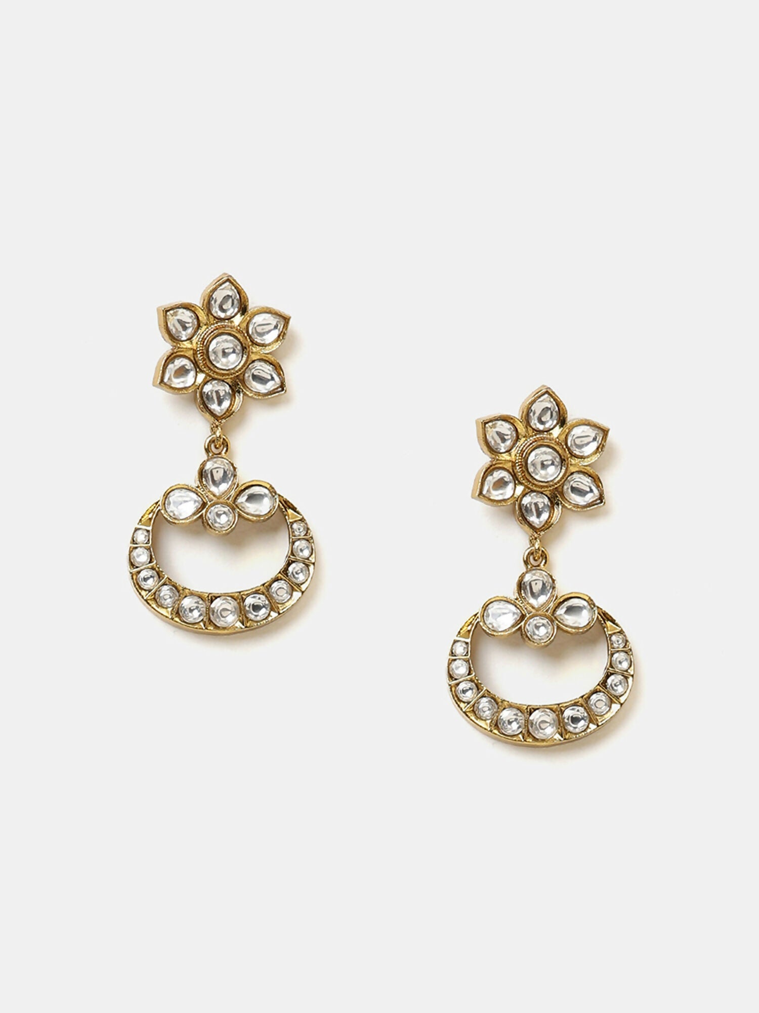 Ruby Raang Chandni Necklace Earrings Set | Grocsy