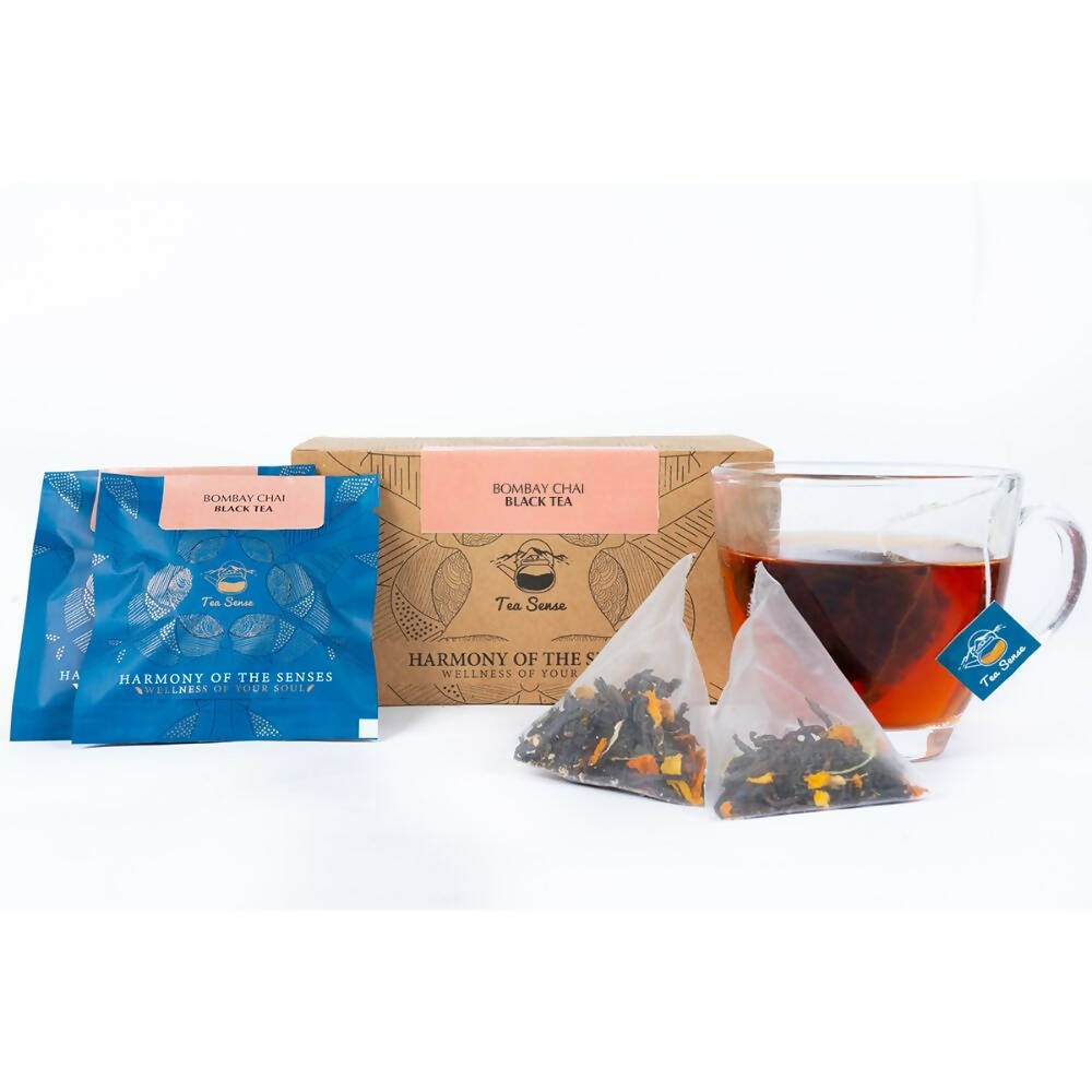 Tea Sense Bombay Cutting Masala Chai Bags Box | Grocsy