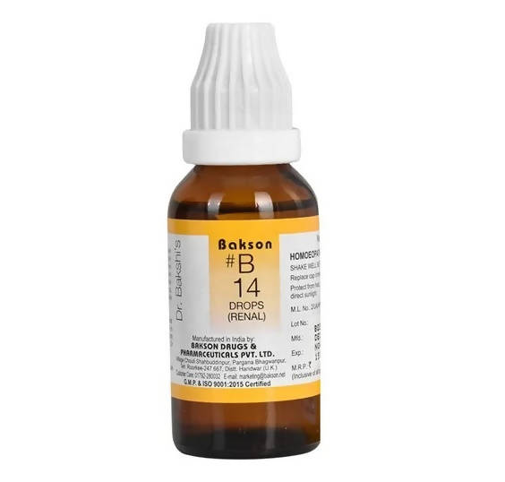 Bakson's Homeopathy B14 Drops | Grocsy