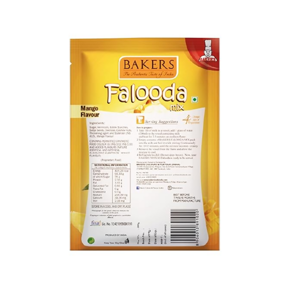 BAKERS Mango Flavored Falooda Mix | Grocsy